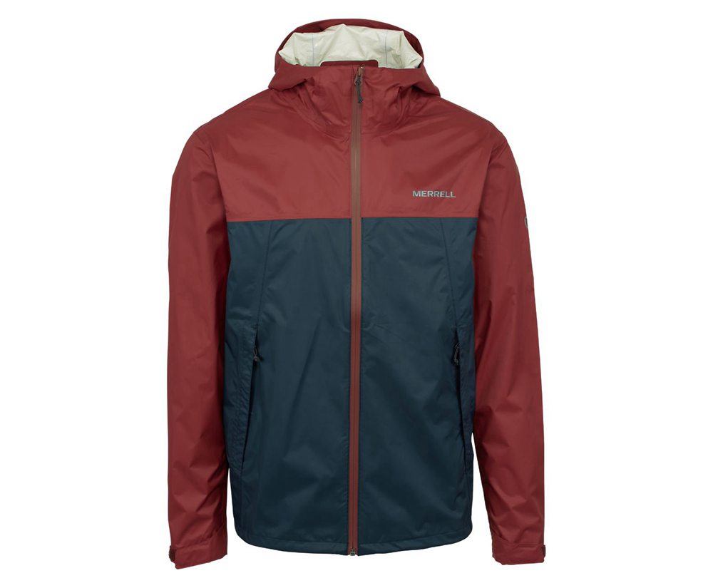 Merrell Jakker Herre - Fallon Rain - Rød/Mørkeblå - XTL189045